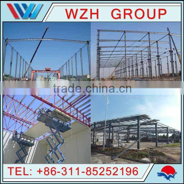 prefab high rise light steel structure building / steel structure car garage