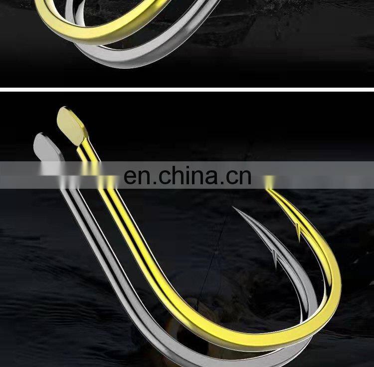 Proberos 11pcs/Bag Carbon Steel Tuna Hook Circle Hook