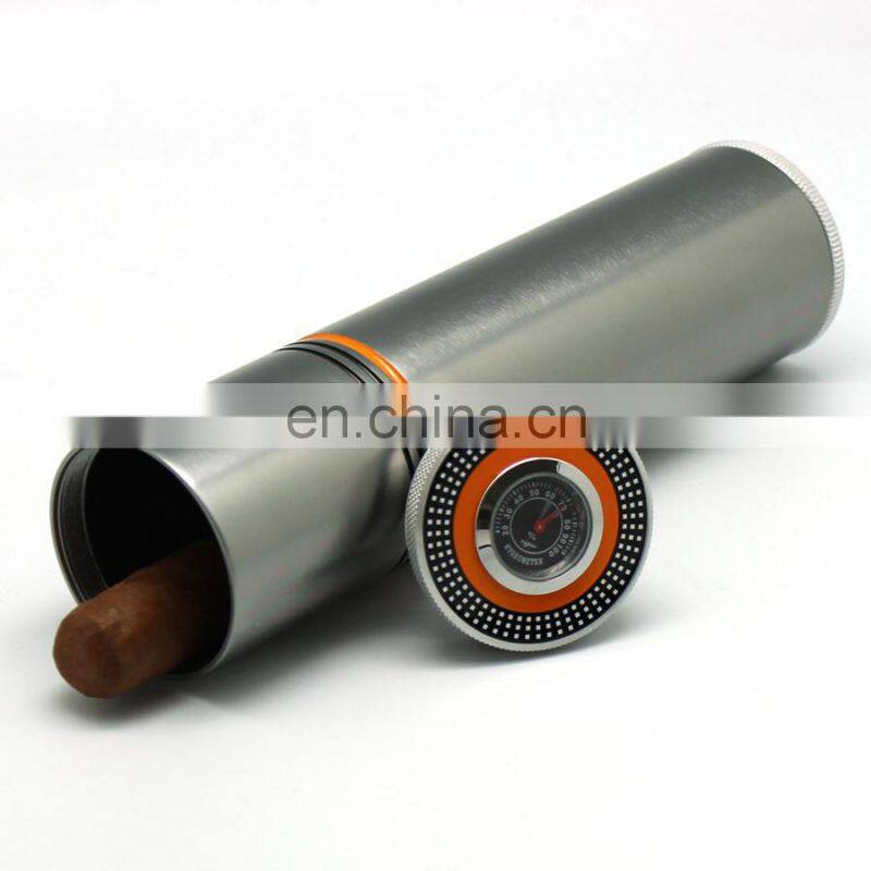 promotion cigar aluminum tube smoking gift set wholesale for 3cigars holder