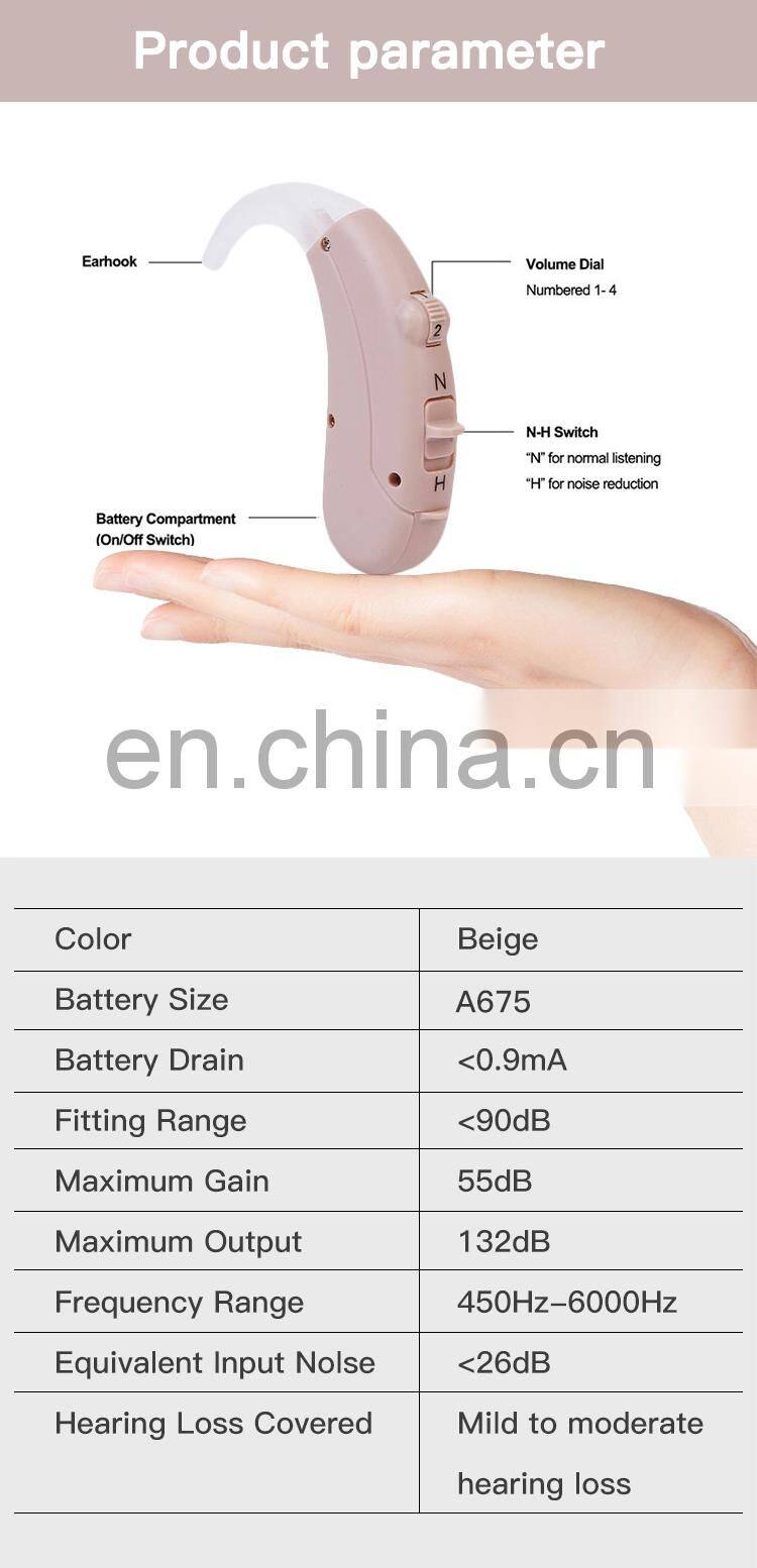 Goodmi cheap bte vacuum duct hearing aids for sale