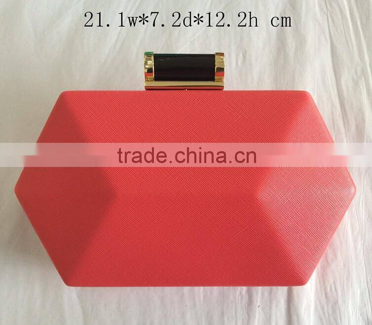 ladies bridal evening bags, pu clutch bag made in china