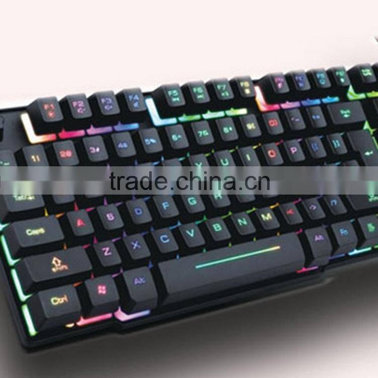 Low Price High Quality USB Mechanical Backlit Keyboar for Laptop