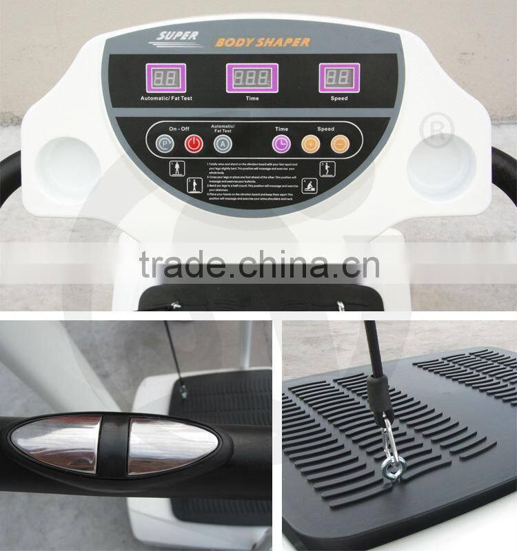 2000W crazy fit massage machine with exercise straps
