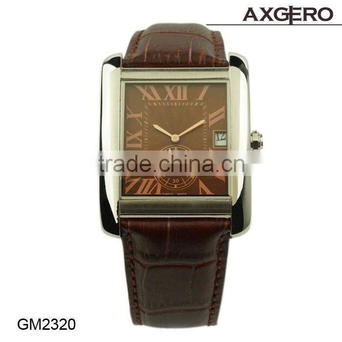 Simple design fashion wholesale stainless steel case back vintage wrist watch