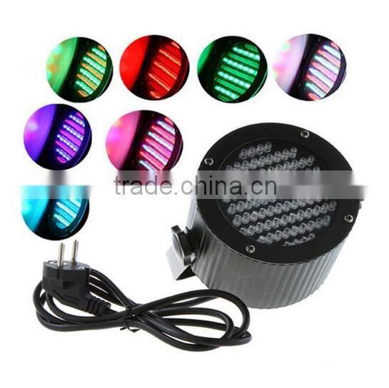 86LEDs RGB LED Par Stage Light Disco Flashing Stage Light for Club, DJ Show, Wedding, Home Party and Christmas