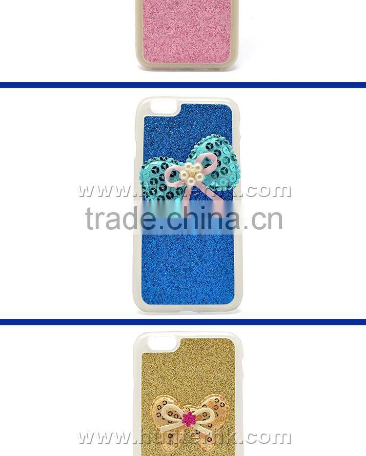 Lady Style Pink Design TPU Diamond Case For iPhone6