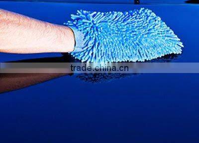 Chenille car washing gloves