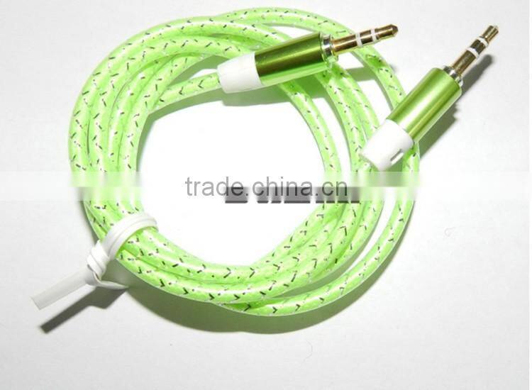 2016 top selling products in alibaba AUX Cable, 1m 3.5mm Male Mini Plug Stereo Audio Cable for iphone 6s phone unlocked