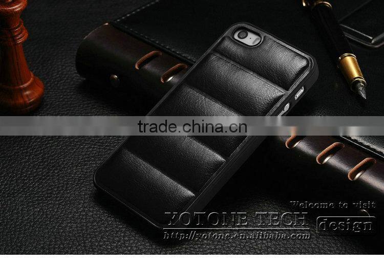 For iphone 6 leather case /Hard PC back soft PU leather Case for Iphone 6 6S phone protective case