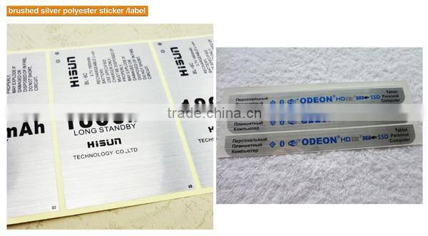 Cheap uv resistant 4 colors processing coated paper sticker