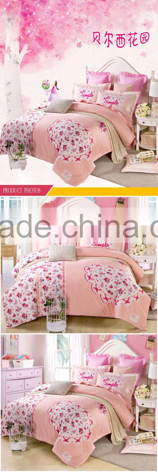 2015 Popular chinese queen bedding set