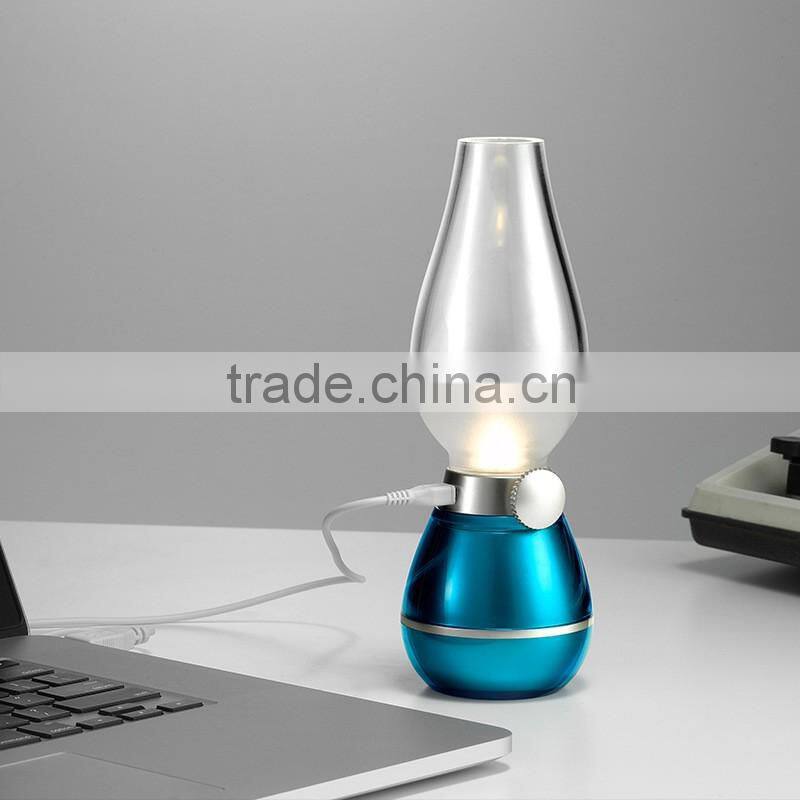 2015 Newest 0.4W Retro USB Rechargeable Classic Blow LED Lamp