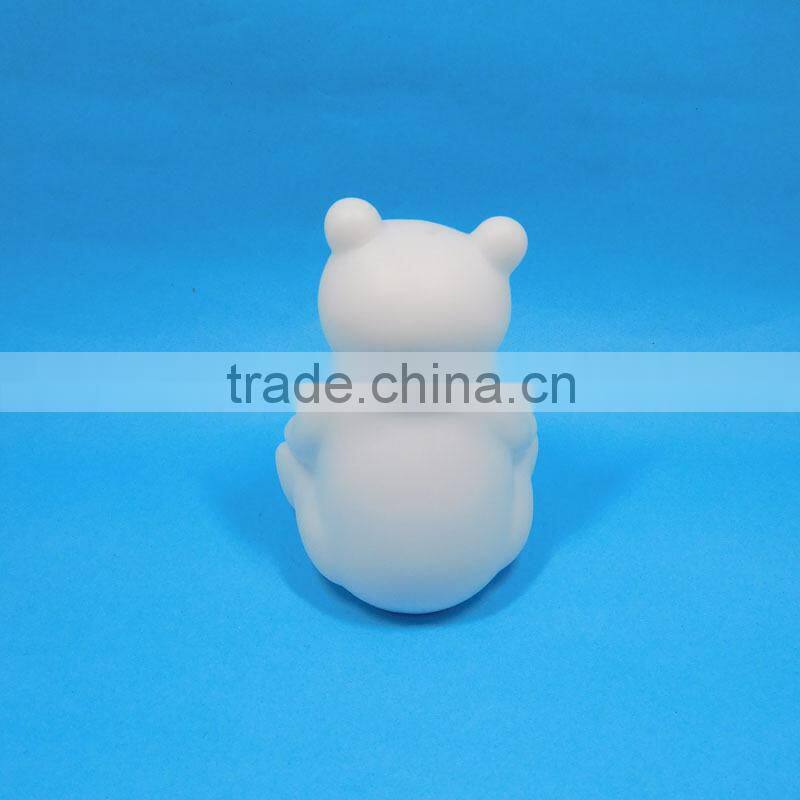 Plastic Honey Bear Plastic Electronic Toys Pvc Vinyl Wild Animal Toy