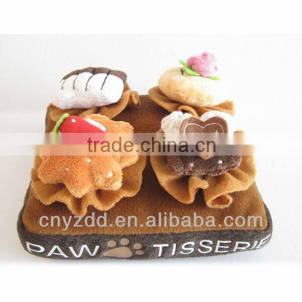 Plush Cake Toys /Stuffed Food Snack