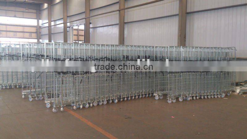 2 sides nestable Z frame roll container,