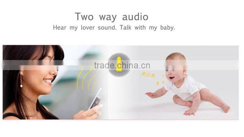 2016 Best two way talk HD 1.0MP 720P smart home security system wifi IP camera