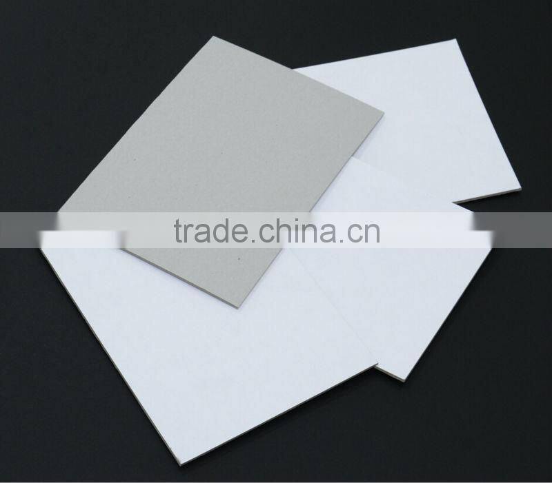 Hot sale wood pulp coated duplex board with grey back