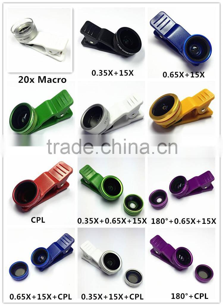 selfie cam lens 0.67x wide angle macro lens