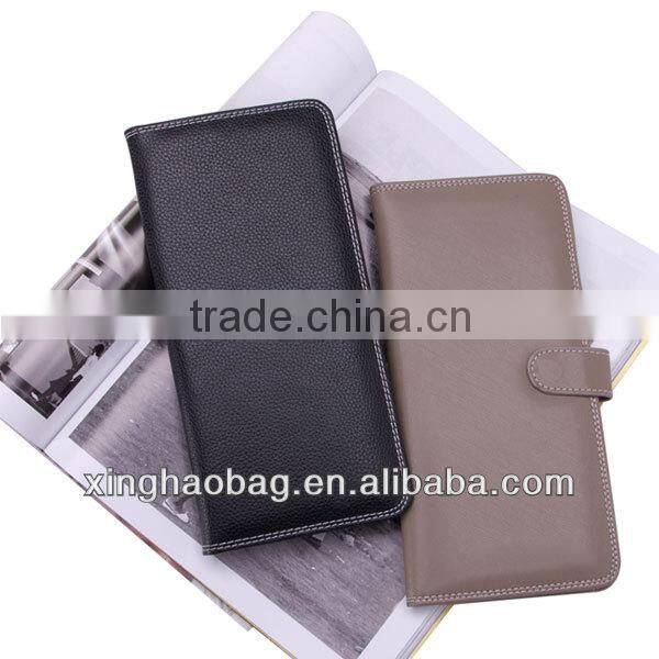 100% genuine leather travel document wallet