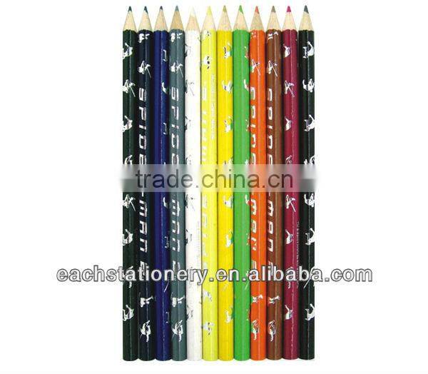 7" Plastic Shrink Film Mantle Color Pencil Color Lead Pencil