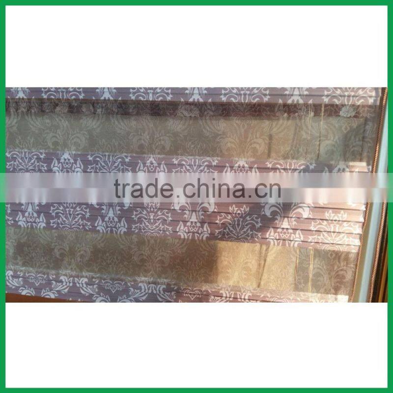 polyester fabric sun shading roller blind and shades zebra folded blinds
