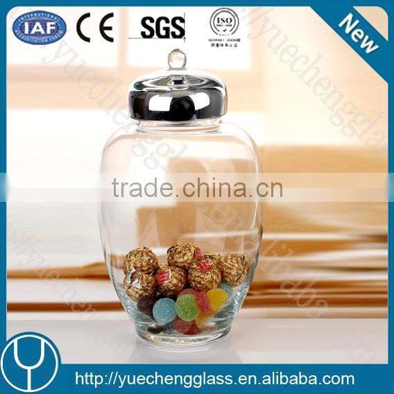 Tableware food container glass jar for candy