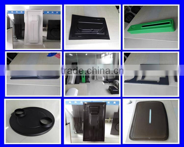 Painted vacuum formed equipment cover