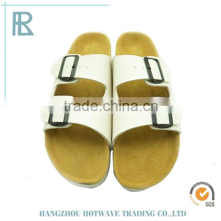 2016 cheap wholesale in China buckle strap thin cork sole sandals