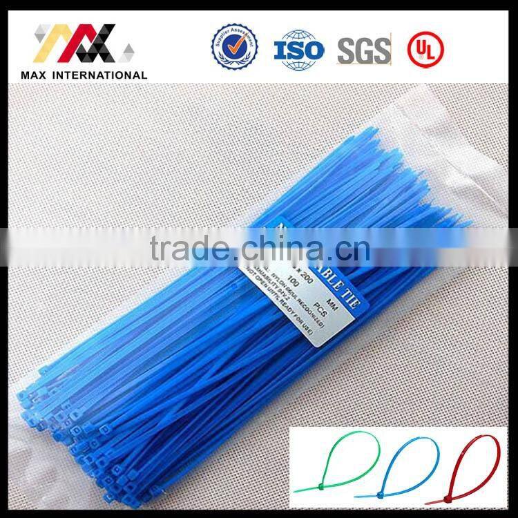 4 Inch Deep Blue Miniature Cable Tie