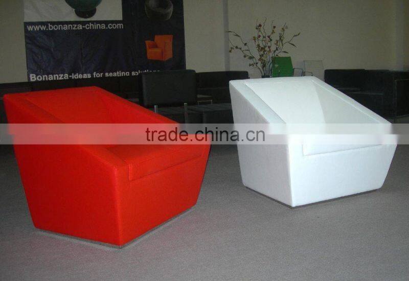 leather single seat Sofa set design 879# for home and living room