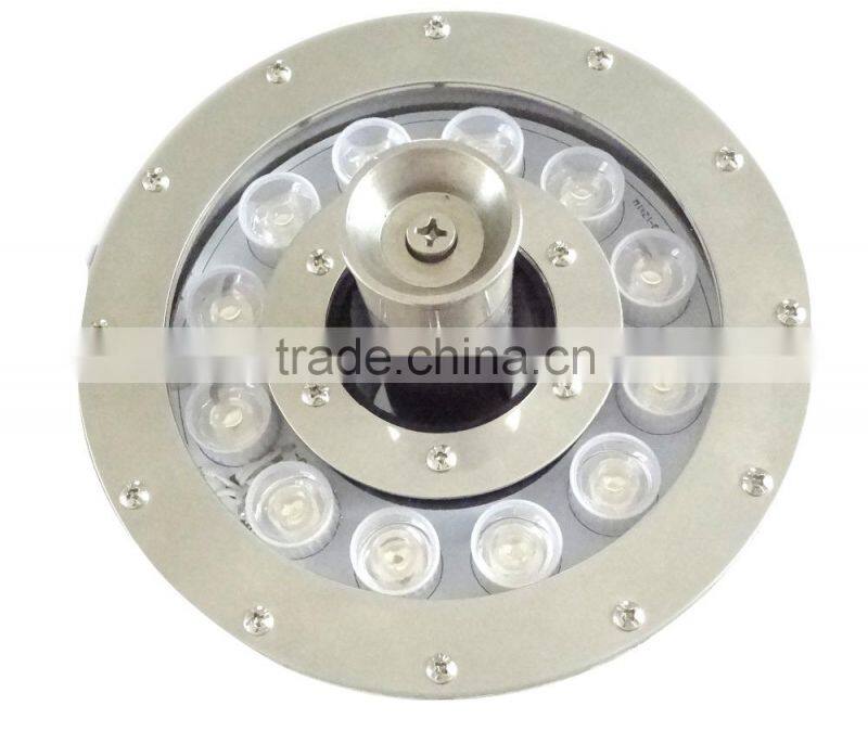stainless steel submersible fountain led light 12V ip68