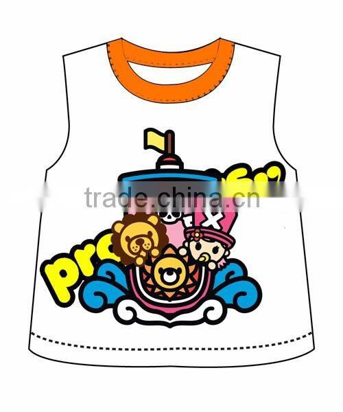 2016 Product Bros Priate Rinne and Lion Cotton Orange For Children Two Pieces Per Set