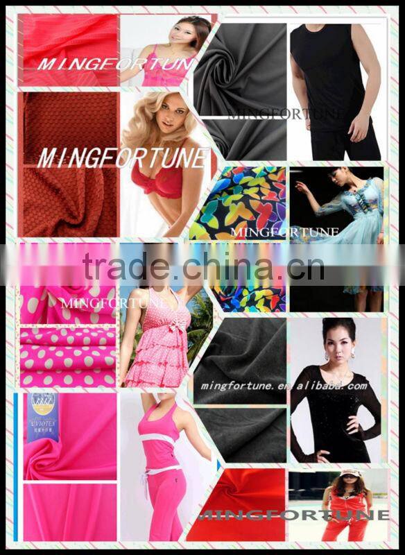 Founctional otudoor sports spandex recycled fabric wholesale