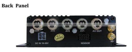 mobile ip dvr with gps tracking & usb slot and data lost alram recorder
