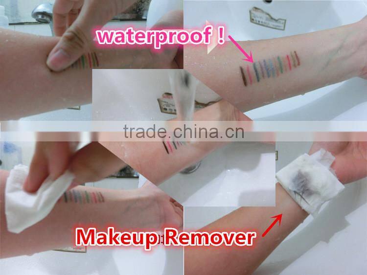M.N Menow Waterproof eyeliner pencil lip liner pencil better quality than solone