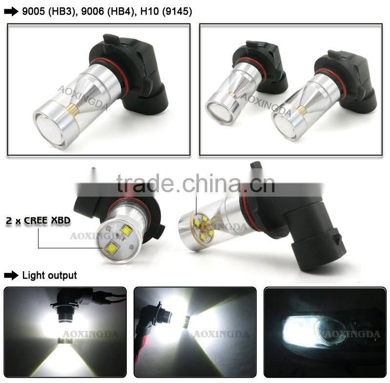 9006 hb4 fog light LED driving light CREE XBD 30W