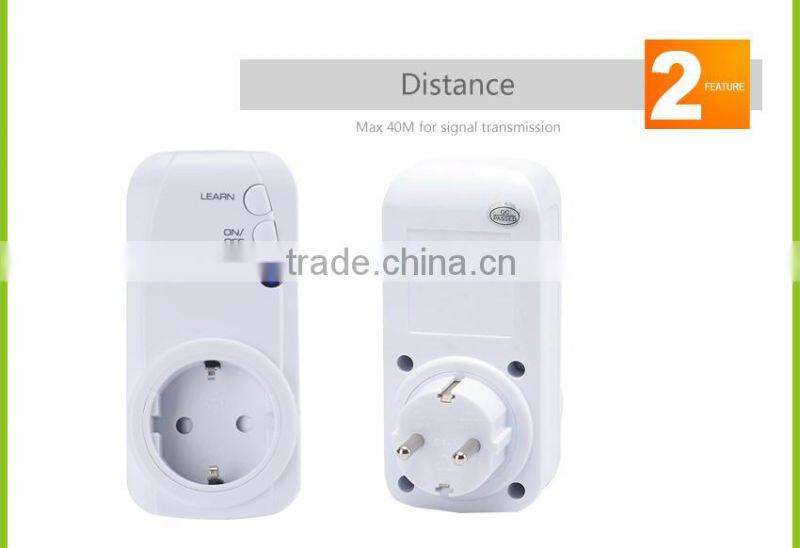 press button home automation system wireless remote control switch socket
