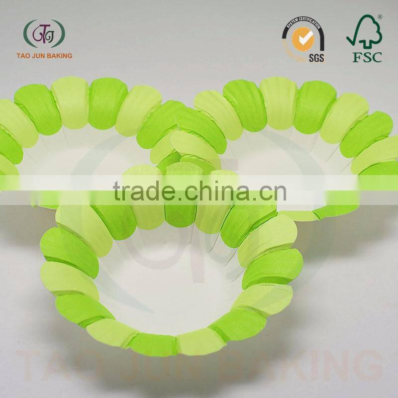 Disposable Wedding Party Cupcake Decoration Tool Paper Baking Plates