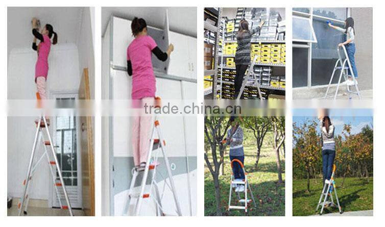 6 steps aluminum ladder for housework