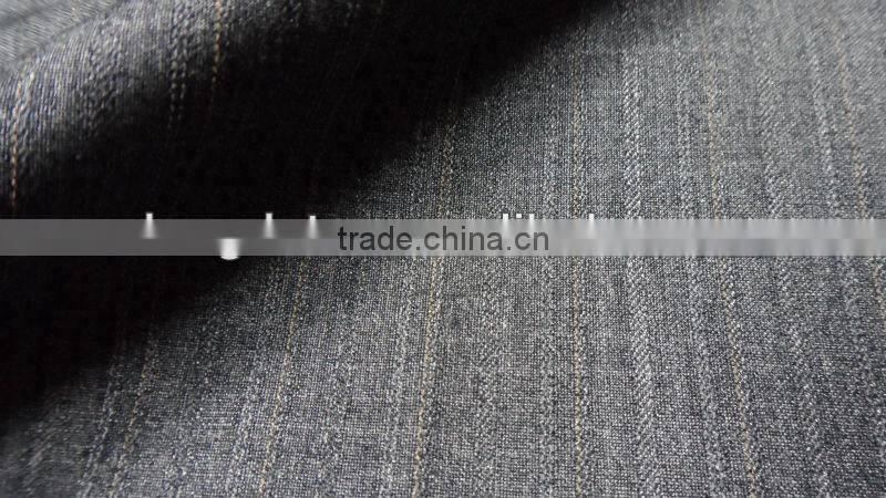 viscose and polyester stripe coat pant men suit