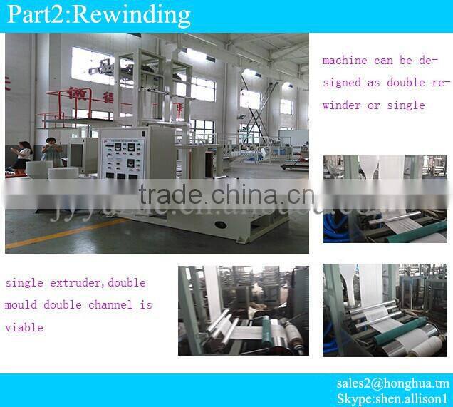 ISO9001 CE dust prevention laundry bag roll film blown film plant