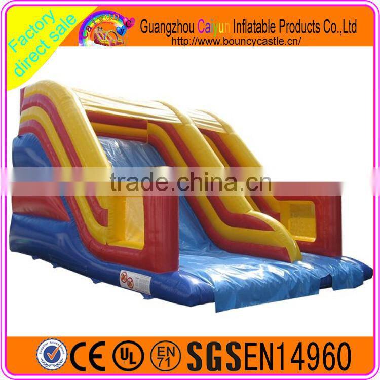 Factory direct inflatable slide ,giant inflatable dry slide for kids and adults