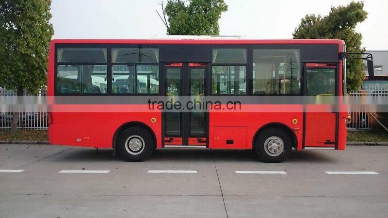 Best price 7.3m 27 seats City bus with FAW engine for sale