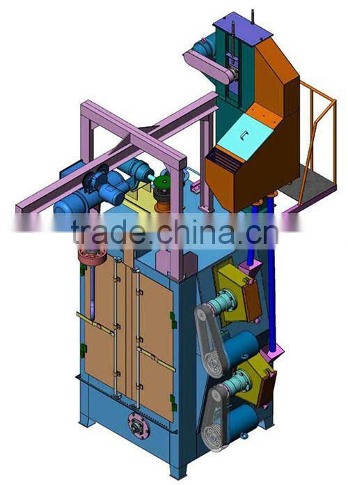 1 machinery for steel measuring tape Q37 rotary hook shot blasting machine