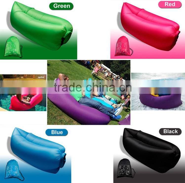 Outdoor Custom Logo Inflatable Lounger Hangout Air Bag