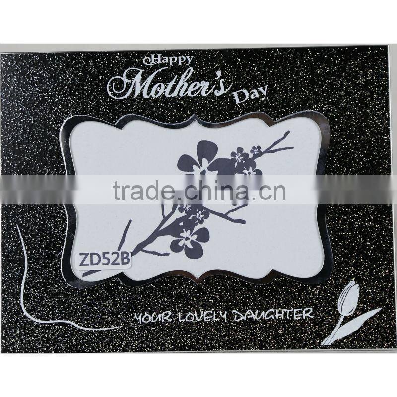 Silver aluminum mother's day photo frame ZD52B