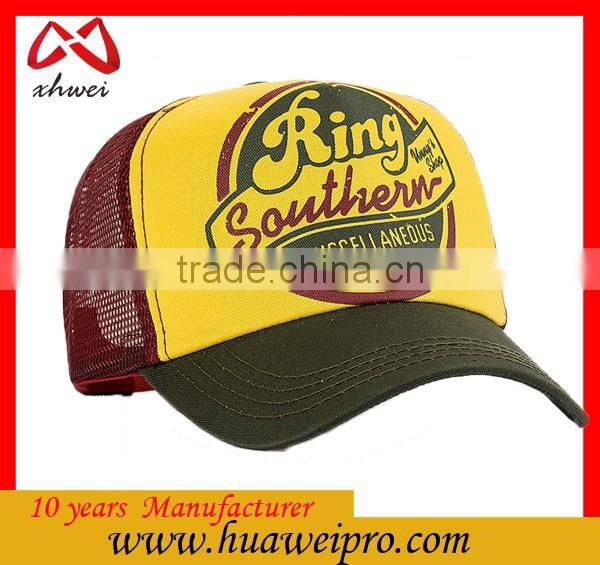 Truckers Cap Mesh Snapback Hats and Mesh Baseball Cap Made in China