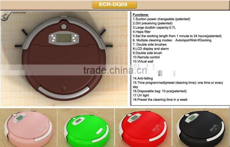 ECR-DQ04 robot vacuum cleaner The first step for smart home appliance