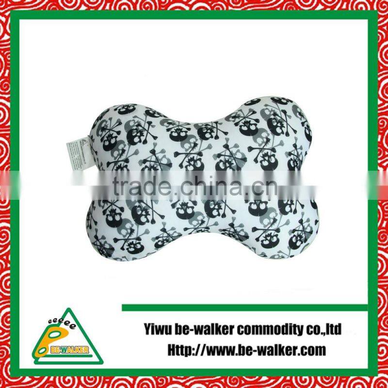 Bone Shape Soft Car Neck Pillow,Beads Filled Polyester Cushion