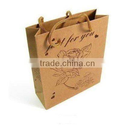 100% recycled brown craft paper bag(PB-107)